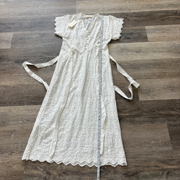 Natalie Martin x Madewell Monica Dress White Eyelet XS NWT Maxi Cotton Bridal - Picture 15 of 16